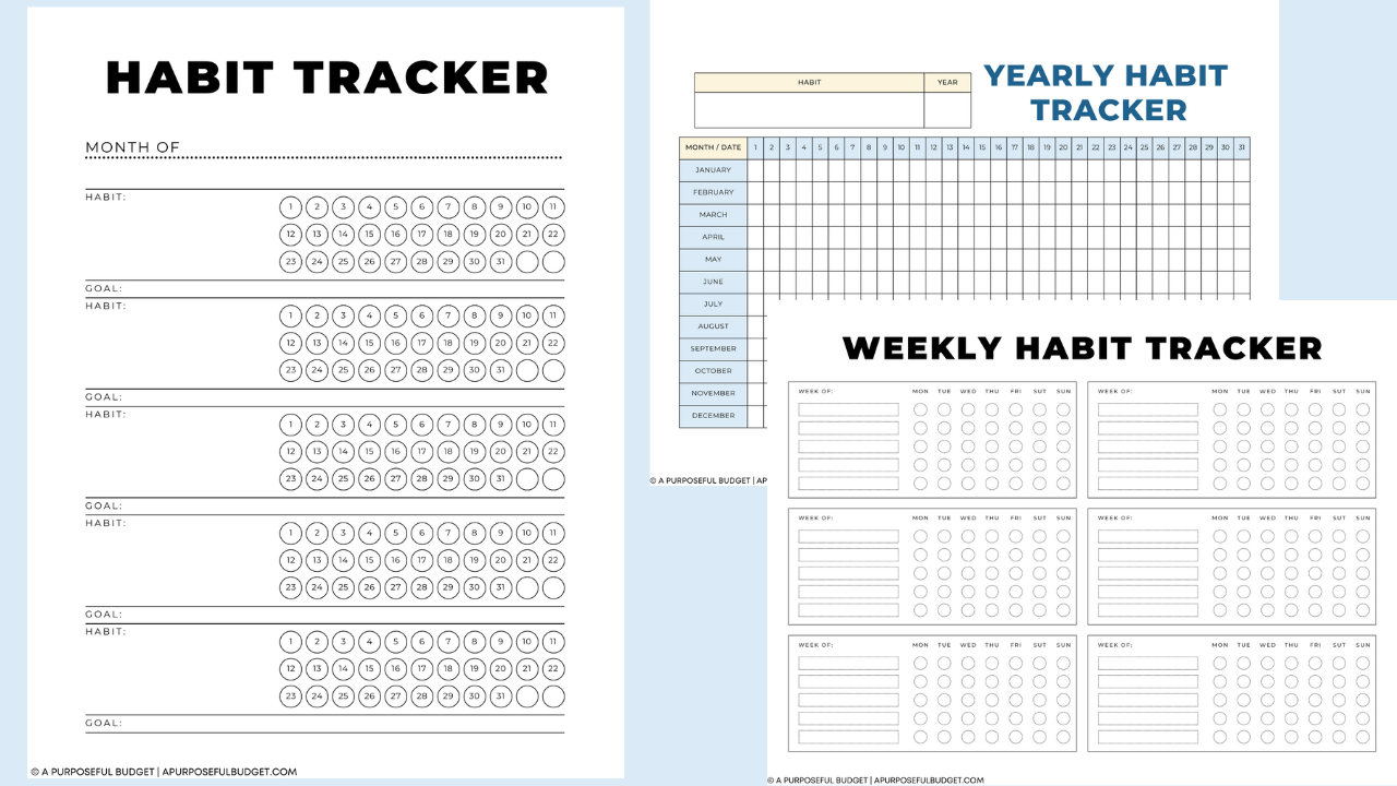 (Printable) Financial Goal Setting Packet