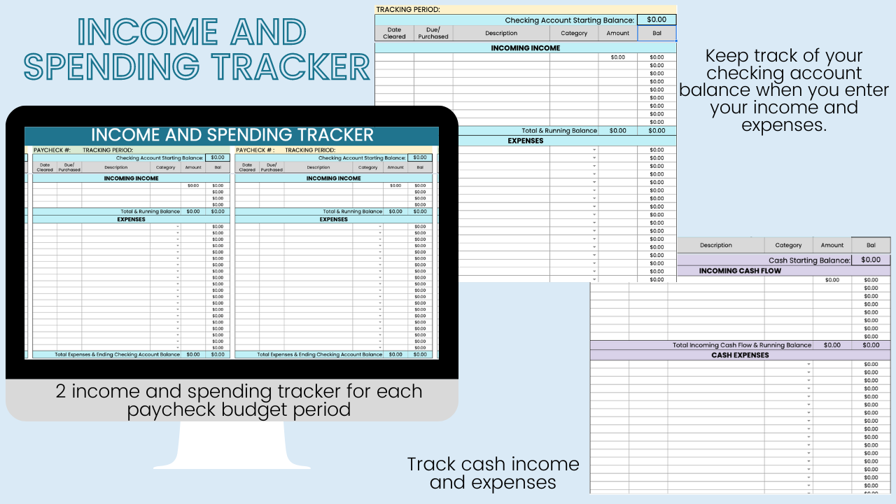 APB Biweekly Budget & Expense Tracker