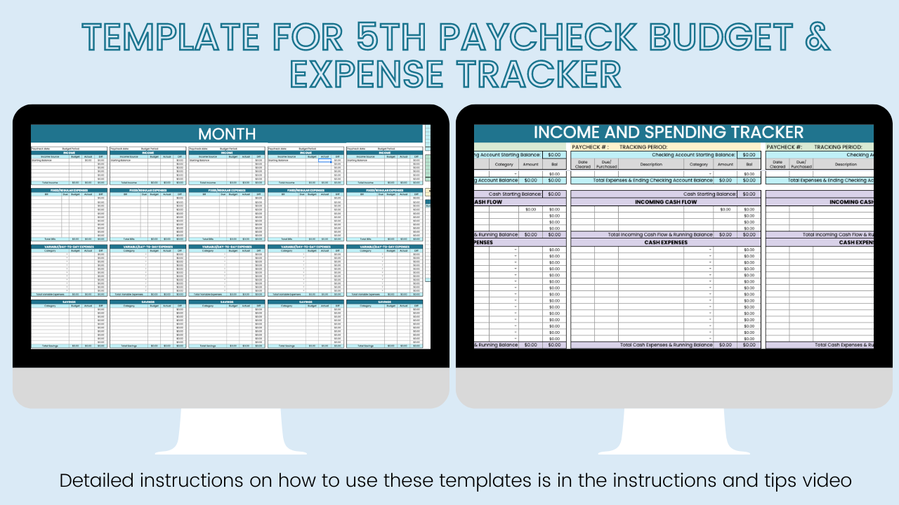 APB Weekly Budget & Expense Tracker