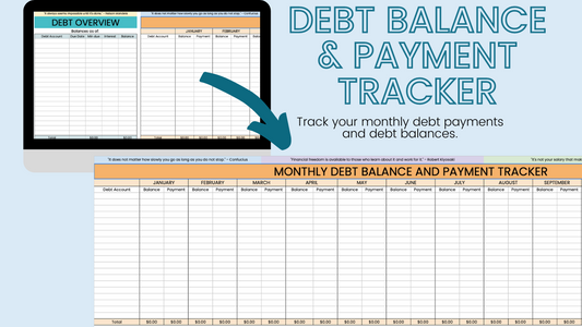 Debt Balance & PaymentTracker